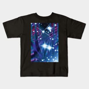 Vibrant Abstract Art - Stars and Stripes Kids T-Shirt